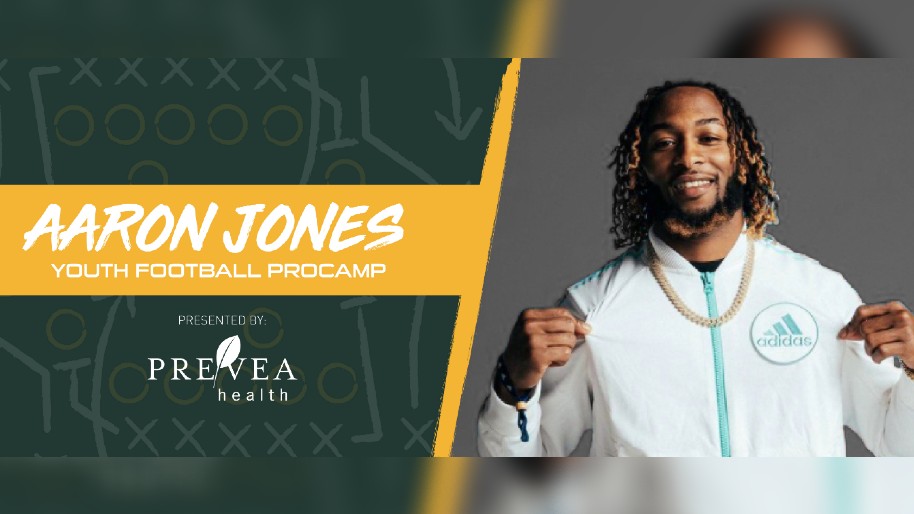 Here's how to sign up for Aaron Jones' summer youth football camp